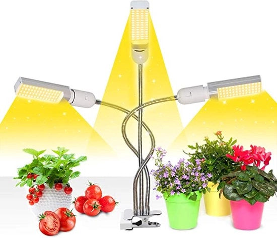 Luce per Piante / Luce di Crescita per Piante / [Classe di Efficienza A+++ ] - PIANTINE PIÙ SALUTEVELE / Luce LED Indoor Efficace