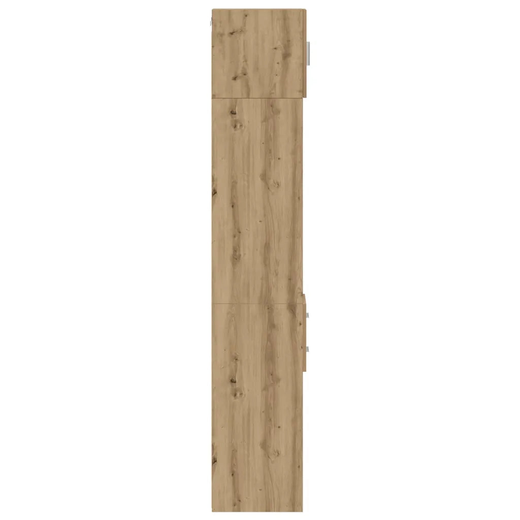 Armadio 2 pcs Rovere artigianale 30 x 42,5 x 225 cm 3365641