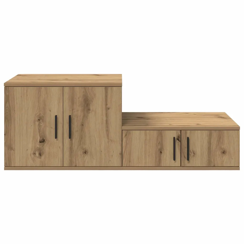Armadio 2 pcs Rovere artigianale 118 x 41 x 40 cm 866666