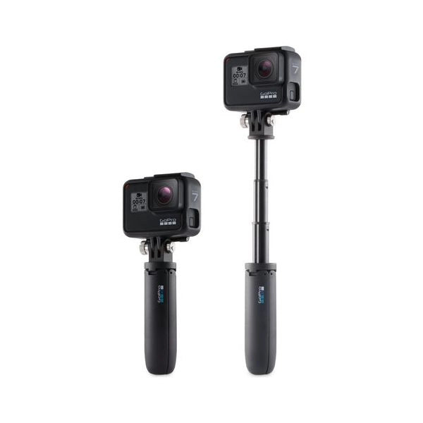 Bastone selfie shorty mini asta di prolunga + treppiede black afttm 001