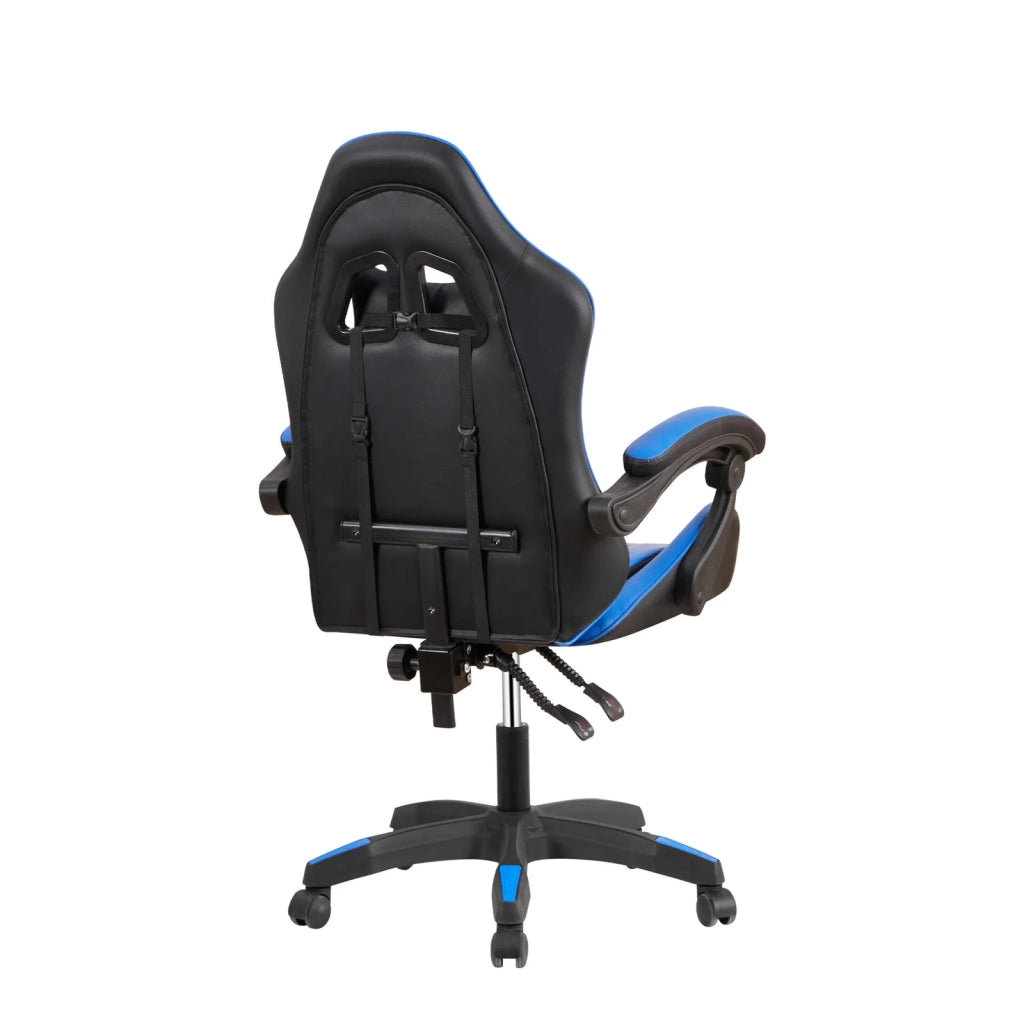 POLTRONA GAMING ALFA NERA/BLU SIMILP