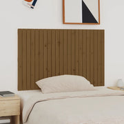 Testiera da Parete Ambra 140x3x90 cm in Legno Massello di Pino