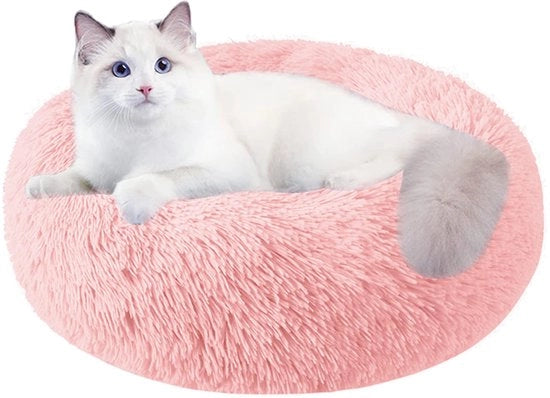 Letto per gatti per interni, 50 cm letto per cani piccoli e grandi, letto per cani lavabile per cuccioli e gattini con fondo antiscivolo