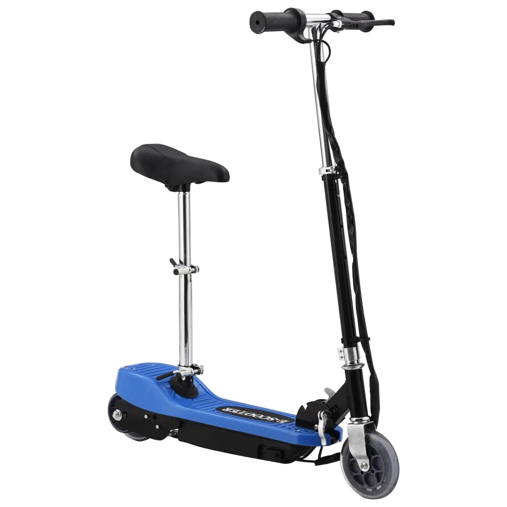 Monopattino elettrico con sedile 120 watt blu 02_0004597