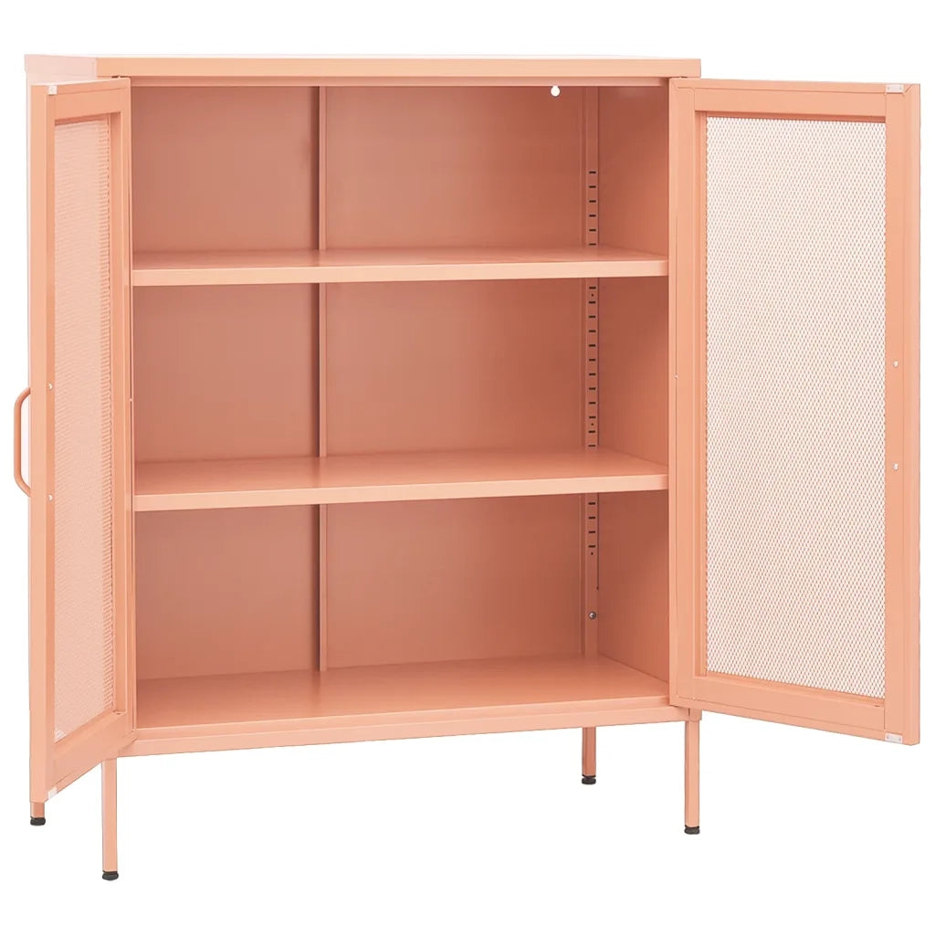 Armadietto Rosa 80x35x101,5 cm in Acciaio cod mxl 47661