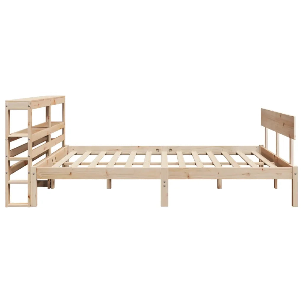 Letto senza Materasso 150x200 cm in Legno Massello di Pino