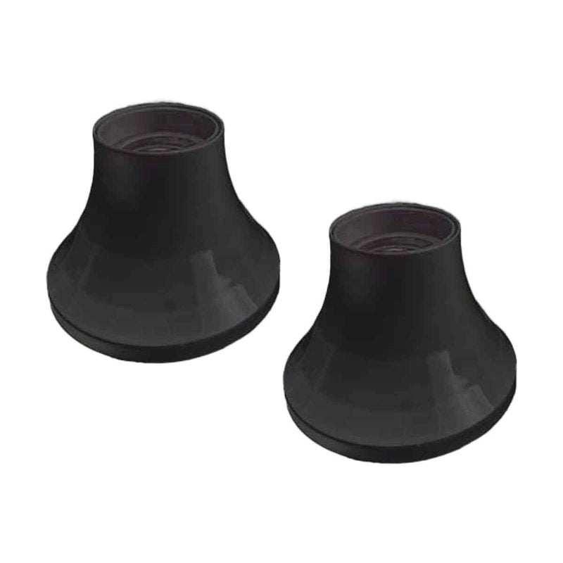 2 Pezzi Portalampade E27 Portalampada Da Parete Con Base Dritto in Termoplastico Nero