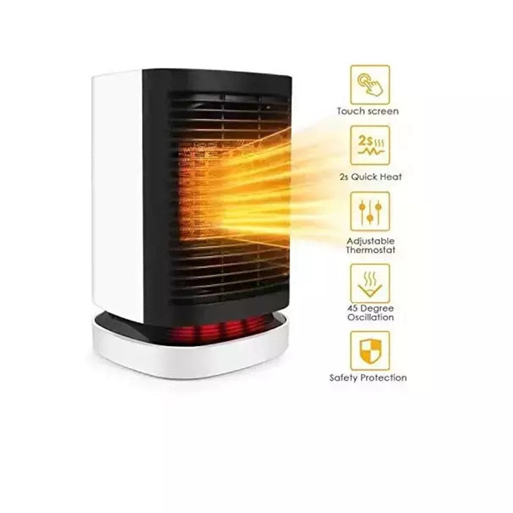 Trade Shop - Mini Termoventilatore Riscaldatore Elettrico Portatile Compatto 950 Watt Q-nf002 -