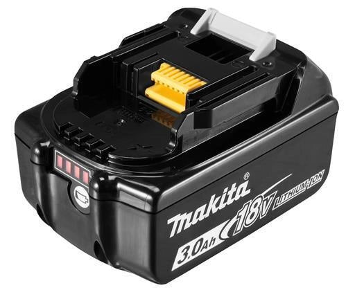 Makita 197599-5 BL1830B Batteria Li-Ion LXT 18V 3.0Ah con Indicatore LED compatibile serie LXT colore Nero