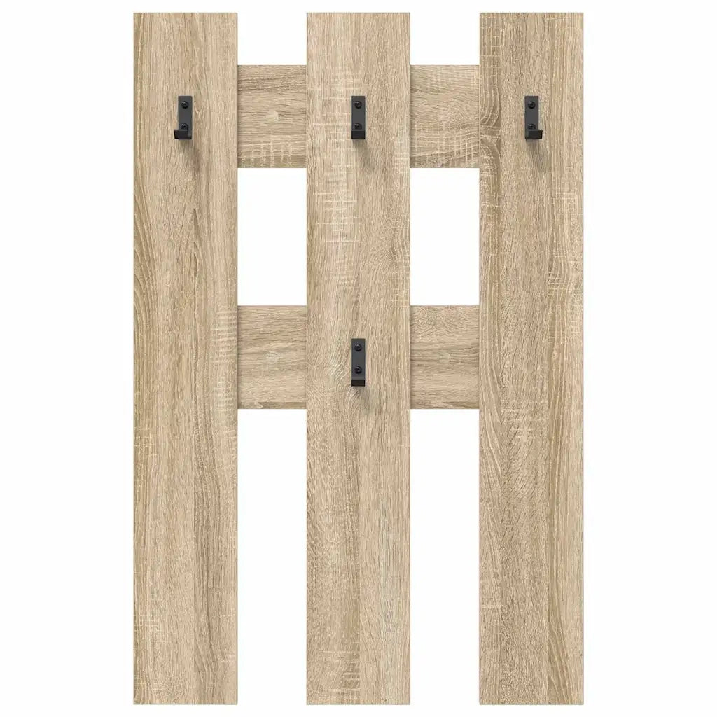 Appendiabiti a muro A parete Rovere Sonoma 65 x 3 x 100 cm 874501