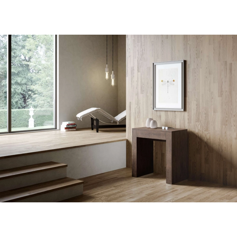 Consolle allungabile 78x47/299 cm Allin - Noce