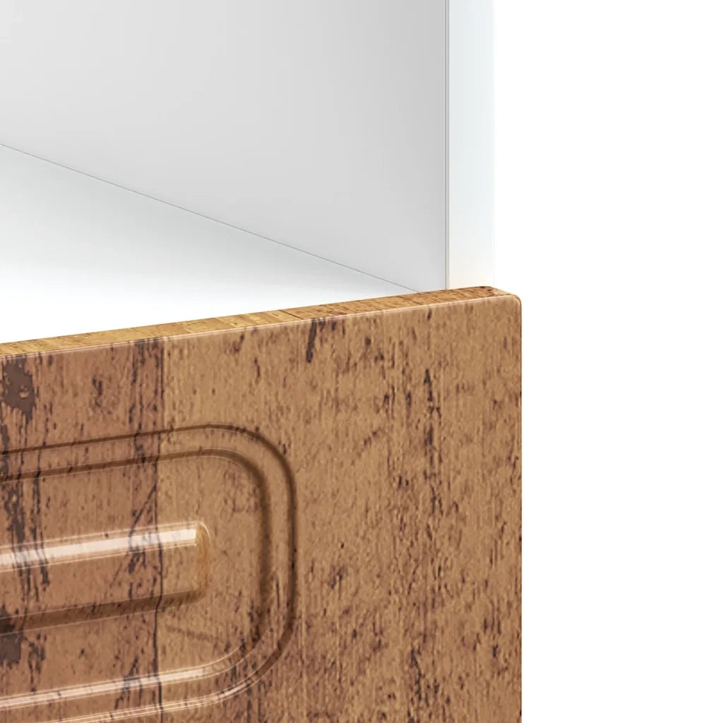 Pensile da cucina | Armadio per Forno Kalmar Legno Vecchio in Legno Multistrato