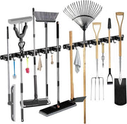 Sistema di appoggio per attrezzi - Sistema di appoggio per attrezzi da giardino - Sistema di appoggio per attrezzi da giardino - Sistema di appoggio per attrezzi da giardino - Sistema di appoggio per attrezzi - In acciaio inossidabile - Giardino