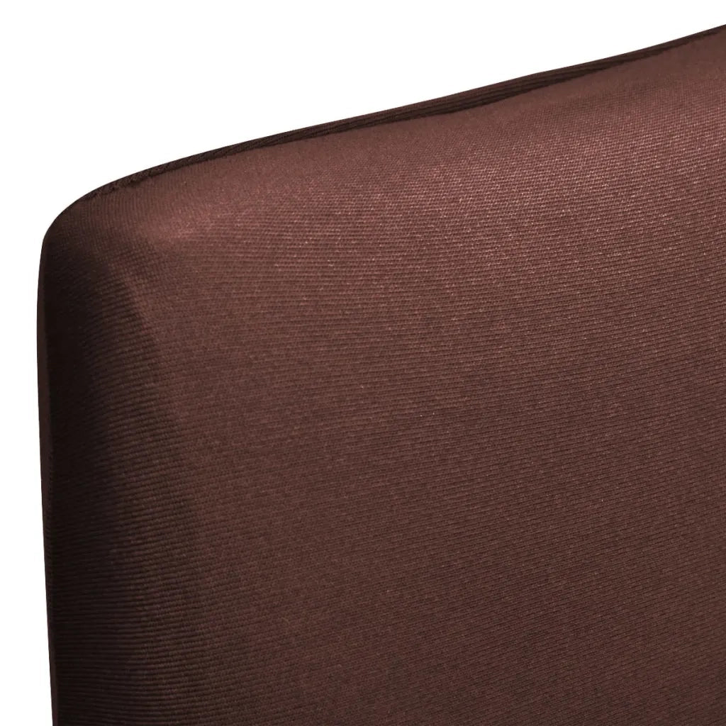 Set 4 pz Fodera elastica per sedie marrone CFW3742602
