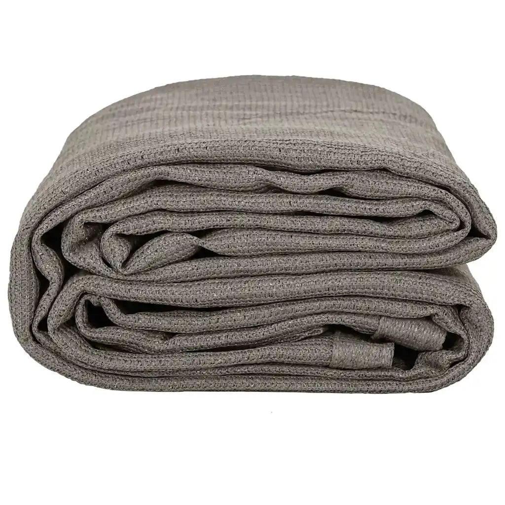 Tappeto da Tenda Grigio chiaro 400 x 250 cm Polietilene 42000192