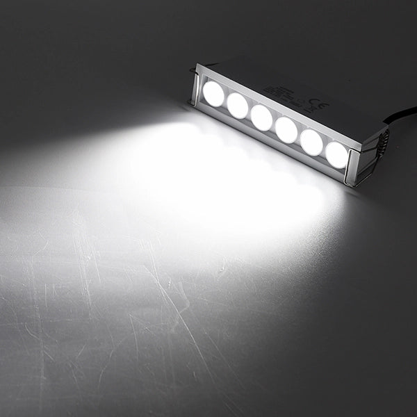 FARETTO LED RETTANGOLARE DA INCASSO 11W LUCE FREDDA 6000K° PER CONTROSOFFITTI - EFFICIENZA ENERGETICA E ILLUMINAZIONE DI PRECISIONE
