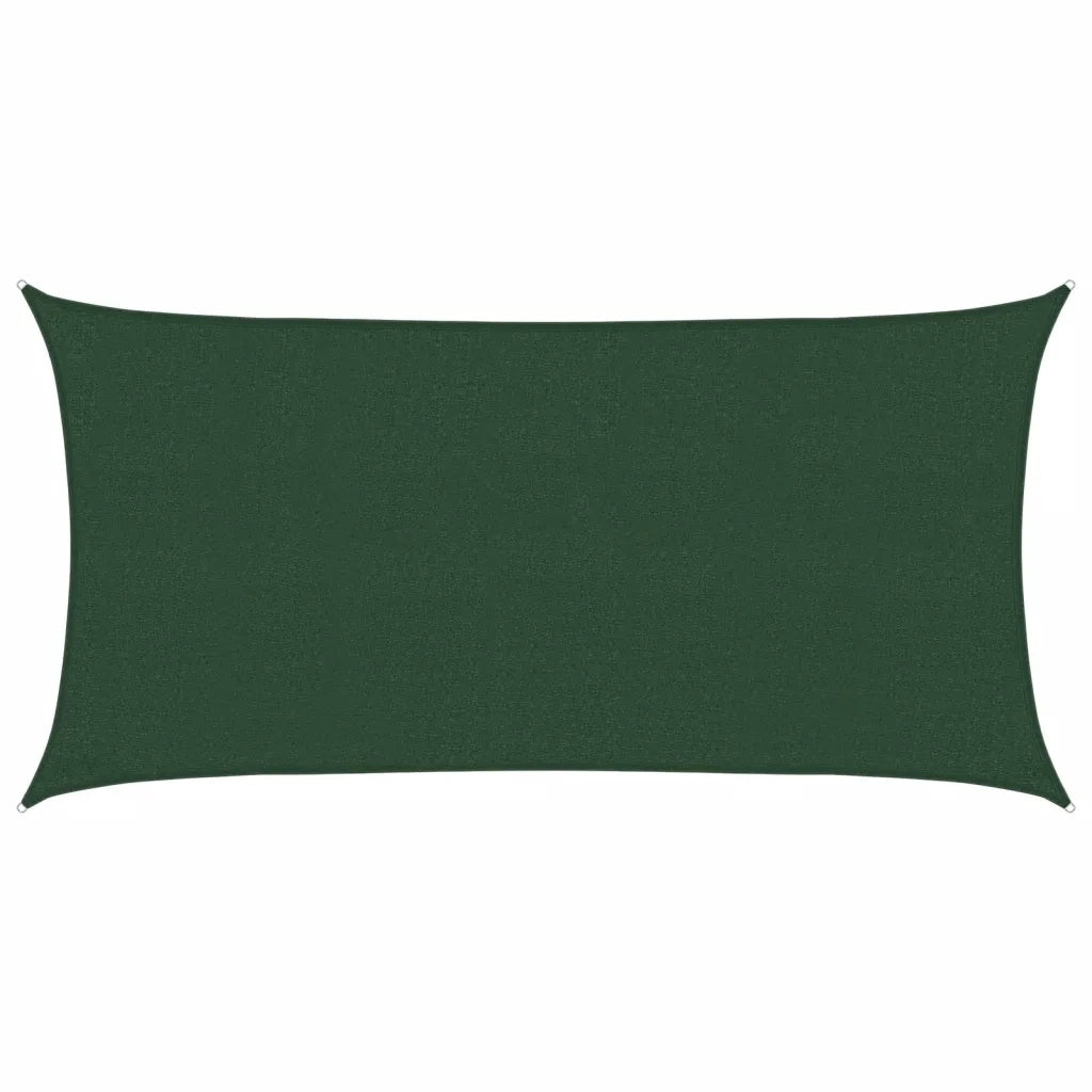 Vela Parasole 160 g/m² Verde Scuro 2,5x5 m in HDPE 311456