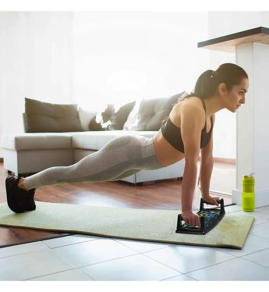 TAVOLA PUSH UP PER FLESSIONI PETTORALI SPALLE E DORSALI FITNESS E BODY BUILDING