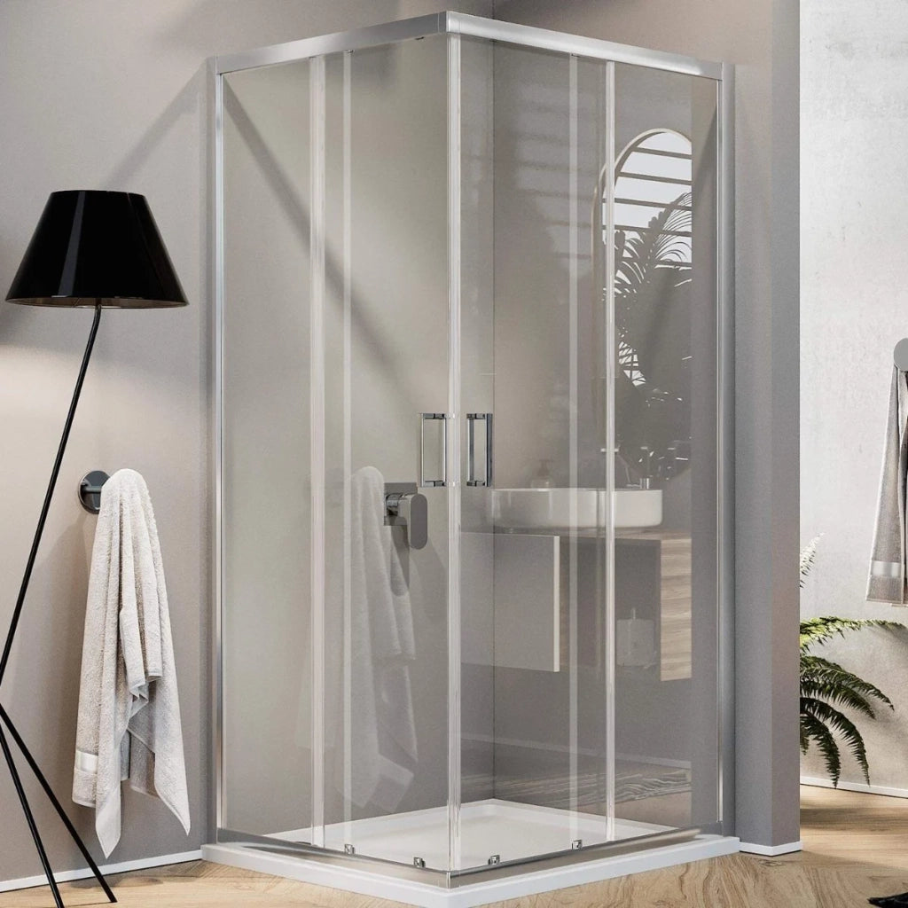 Box Doccia Rettangolare 80x120 H198 Trasparente 6mm mod. Ready