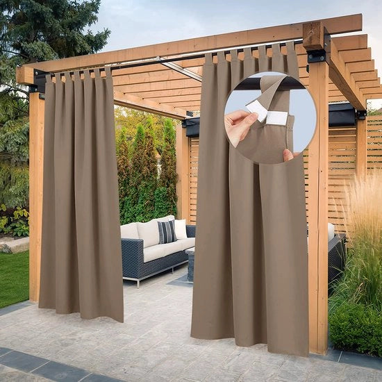 Baliardini Esterni, Impermeabili e Resistente al Tempo, Verdusterenti \ Per Balaustre, Invisibili - Altezza 213 cm x Larghezza 132 cm