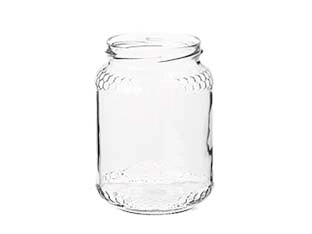 VASO VETRO TWIST-OFF PER MIELE- - ø mm.70 ml. 390 - 20 pezzi