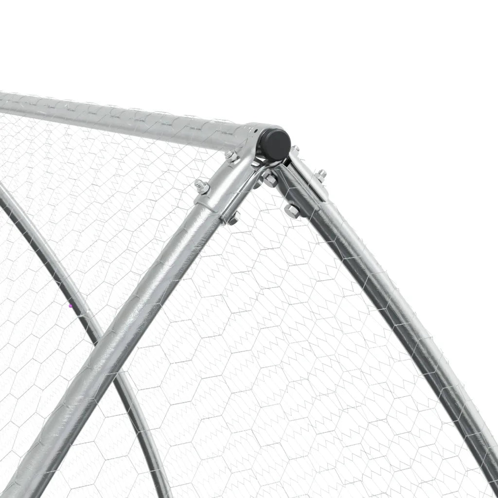 Conigliera Argento 105x300x120 cm in Acciaio Zincato 3281528