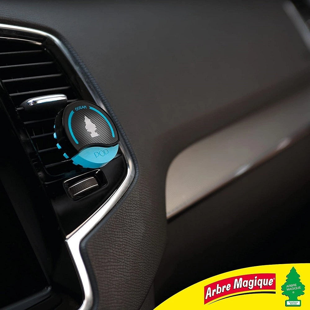 Trade Shop - Arbre Magique Pop Profumatore Deodorante Auto Fragranza Profumazione Ocean Oceano -