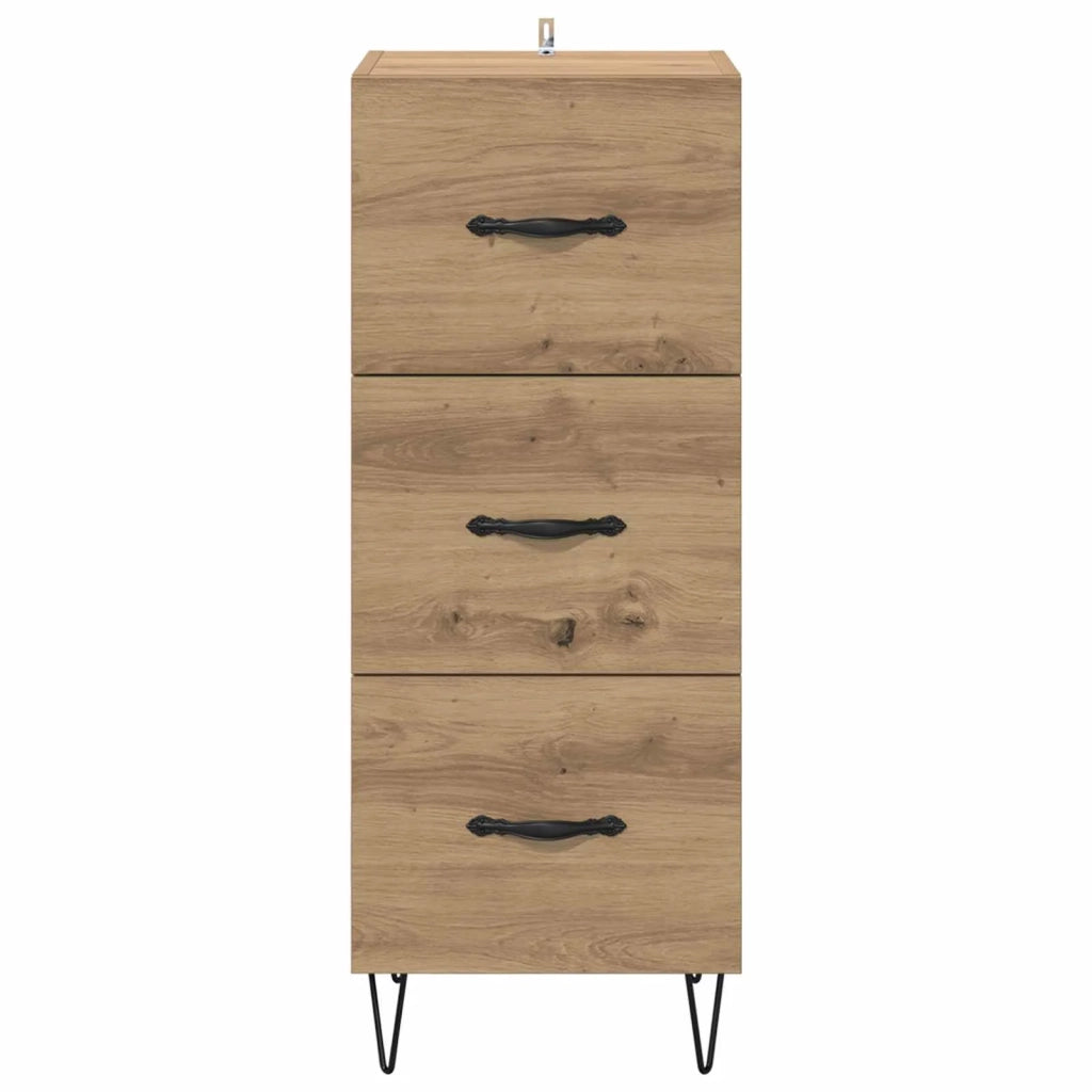Credenza rovere artigianale 34 x 34.5 x 90 cm Legno multistrato 881550