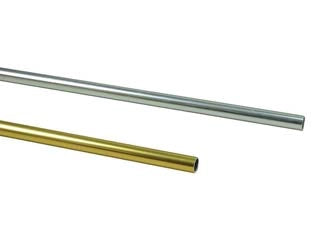 TUBO ALLUMINIO- - mt.2h. ø mm.12,5 alluminio cromo - 5 pezzi