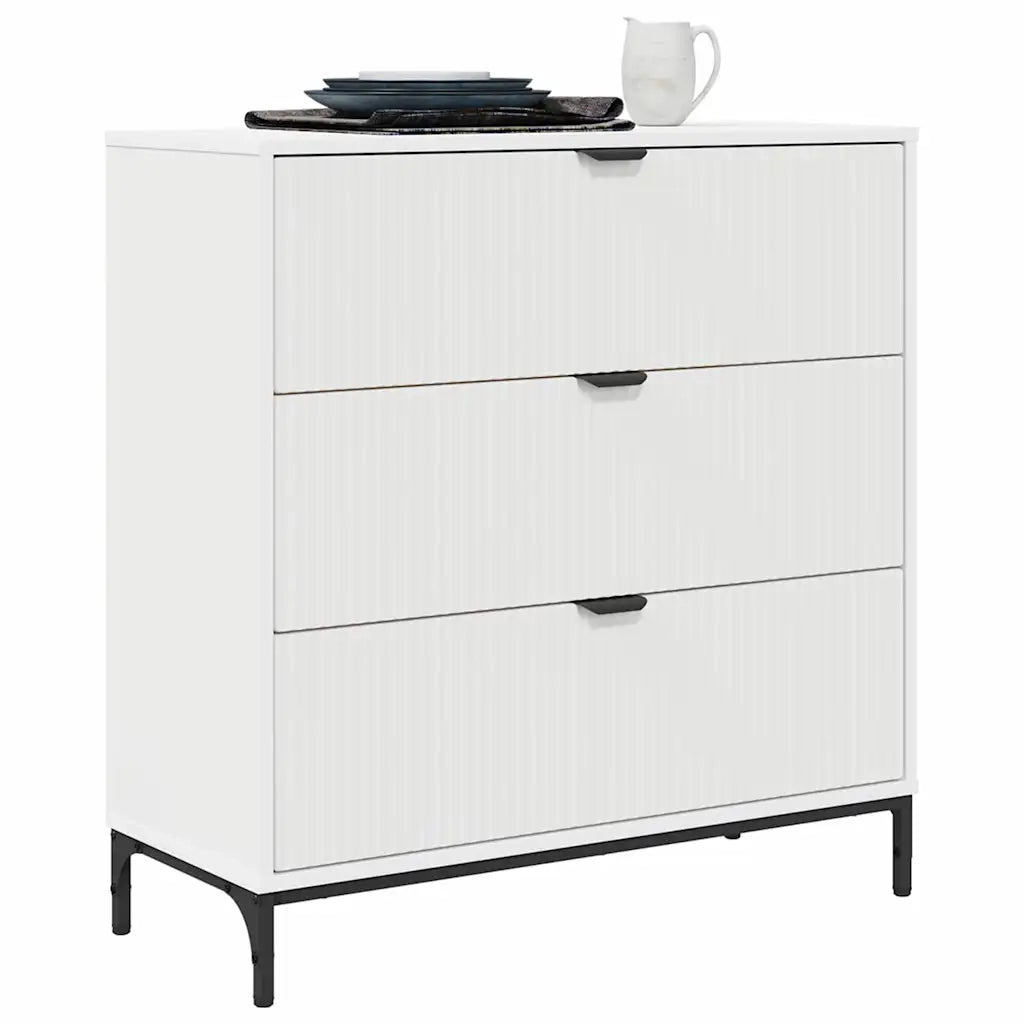 Credenza Bianco 79,5 x 33 x 82 cm Legno multistrato 883434