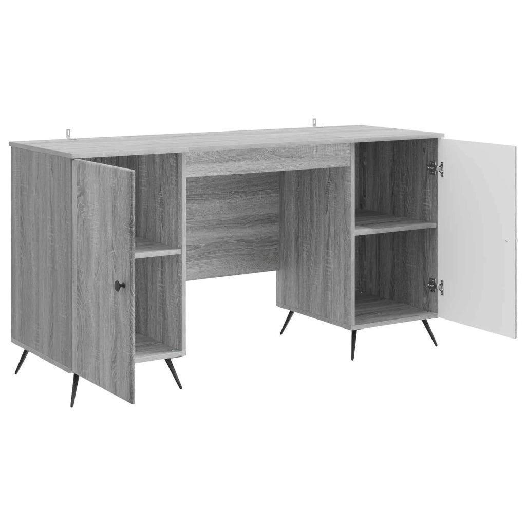 Scrivania Grigio Sonoma 142,5 x 50 x 75 cm Legno ingegnerizzato 3414636