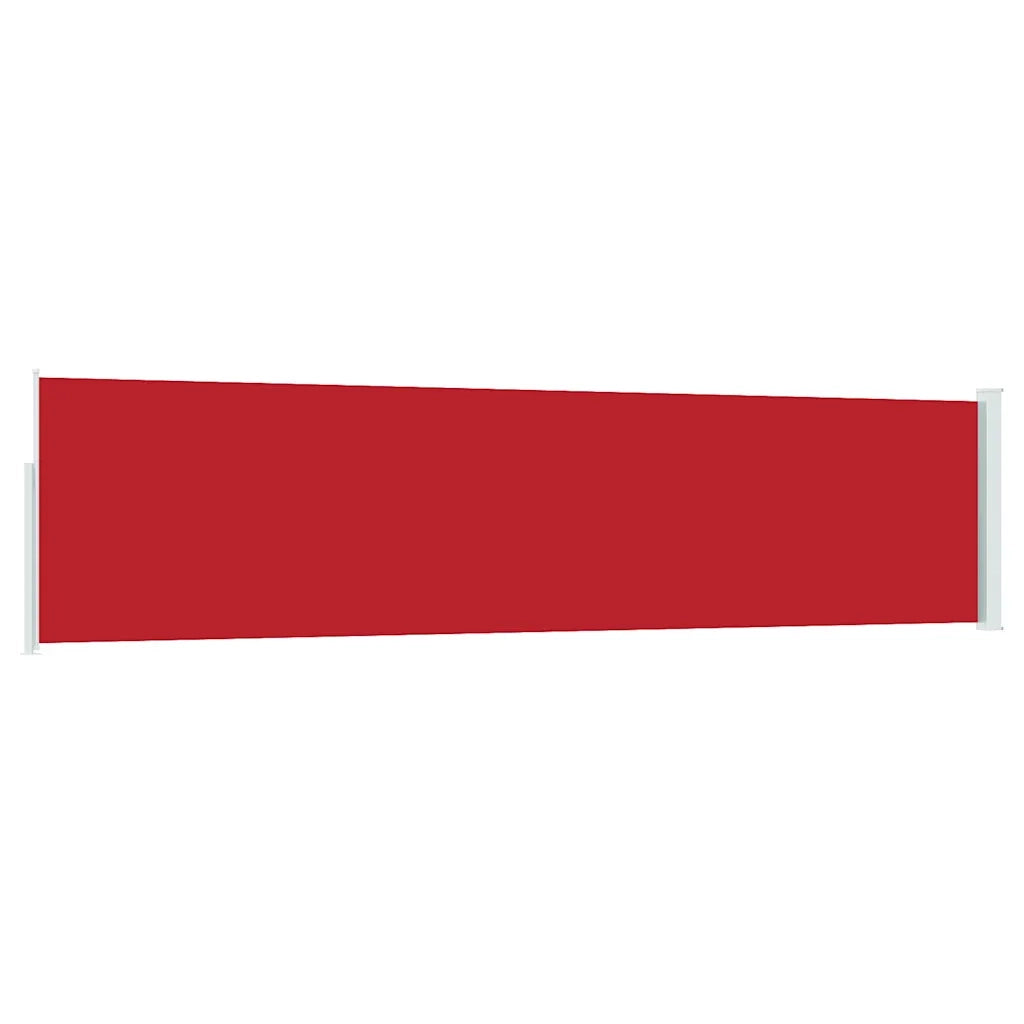 Tenda Laterale Retrattile per Patio 120x500 cm Rossa cod mxl 21058