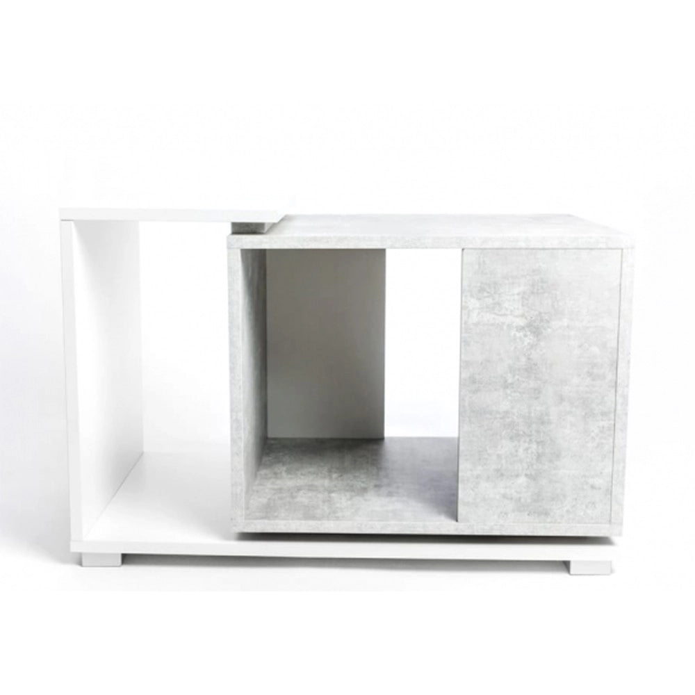 Diversa Cabinet Duo Grey White cm80x50x50h - supporto double face per High Terrarium