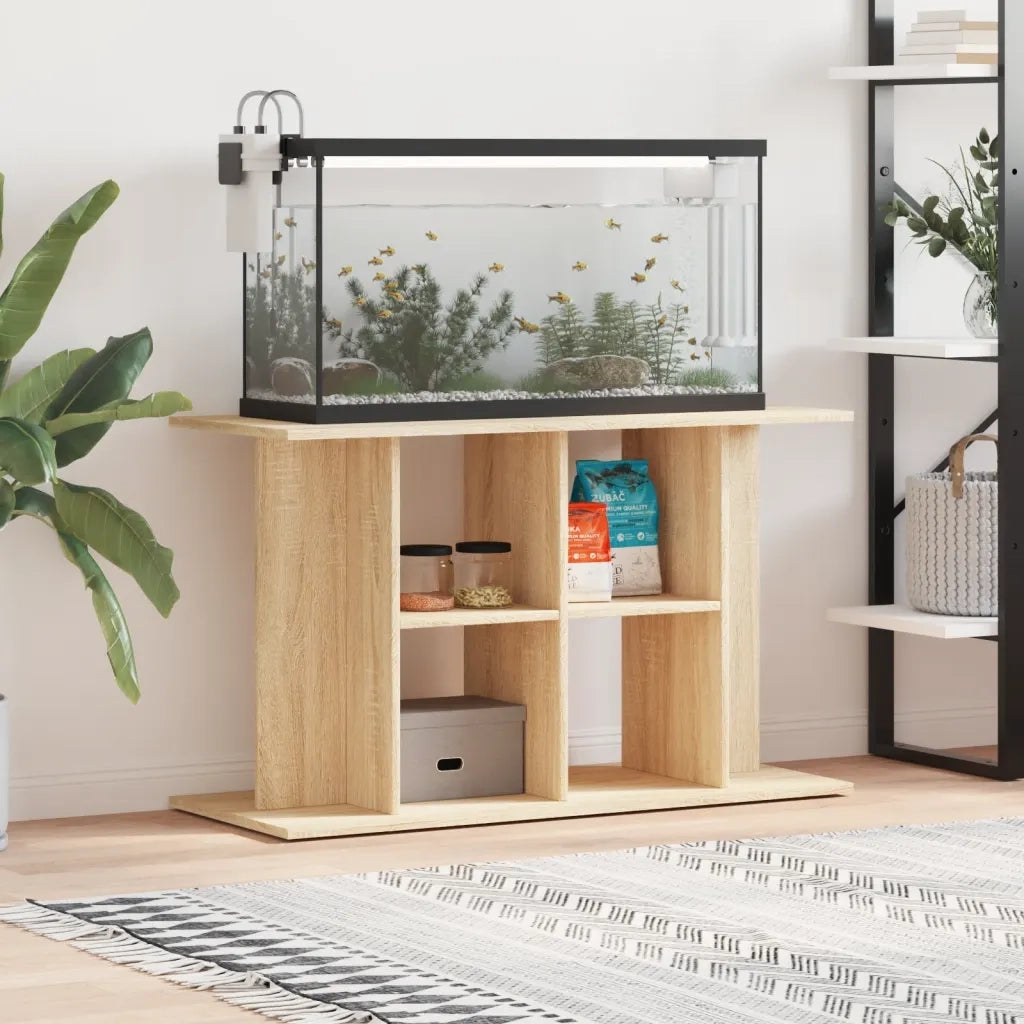 Supporto per acquario in rovere Sonoma 100x40x60 cm in legno ingegnerizzato CFW8570746