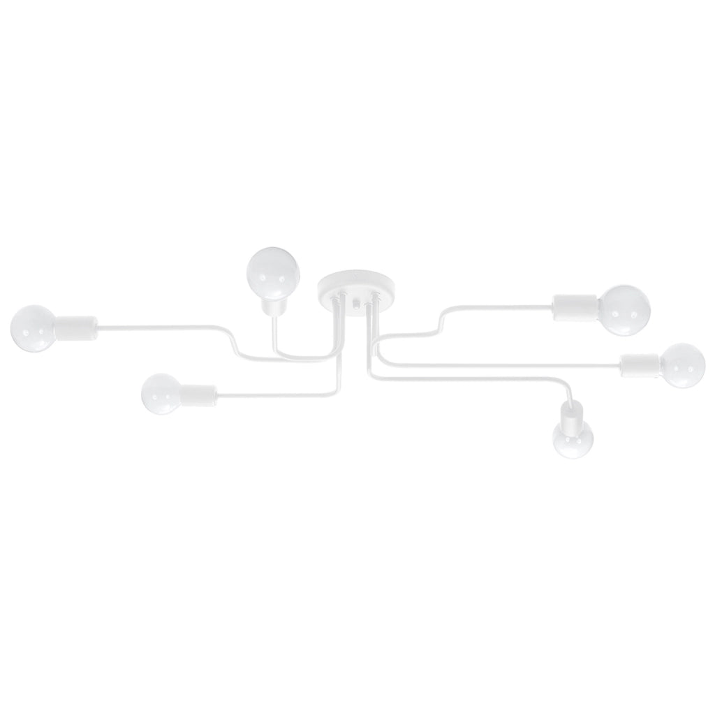 Plafoniera da soffitto PLANUM Pure Lume bianca 6 luci E27