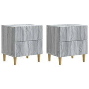 Armadio da Notte 2 pcs Grigio Sonoma 43 x 34,5 x 48 cm 894538