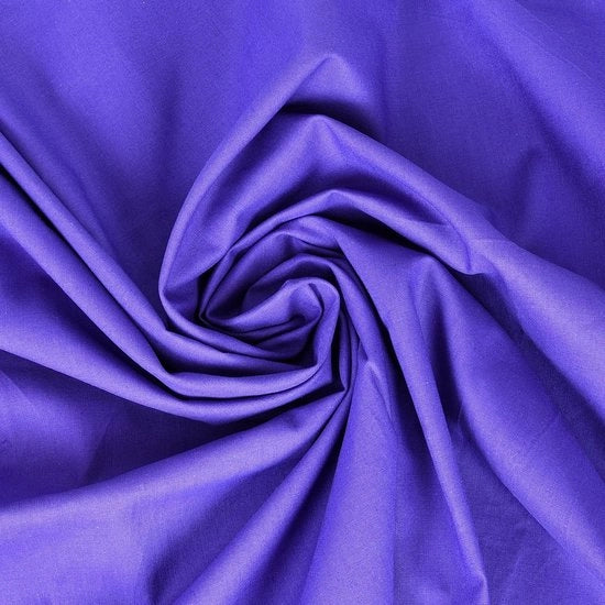 Telaio per Moda in Tela di Cotone Parzialmente Tessuto a 100% per Metro - 147,5 cm Largo - 60 Quadrati - Disponibile in 14 Colori e 5 Misure (3 Metri, Blu Scuro)