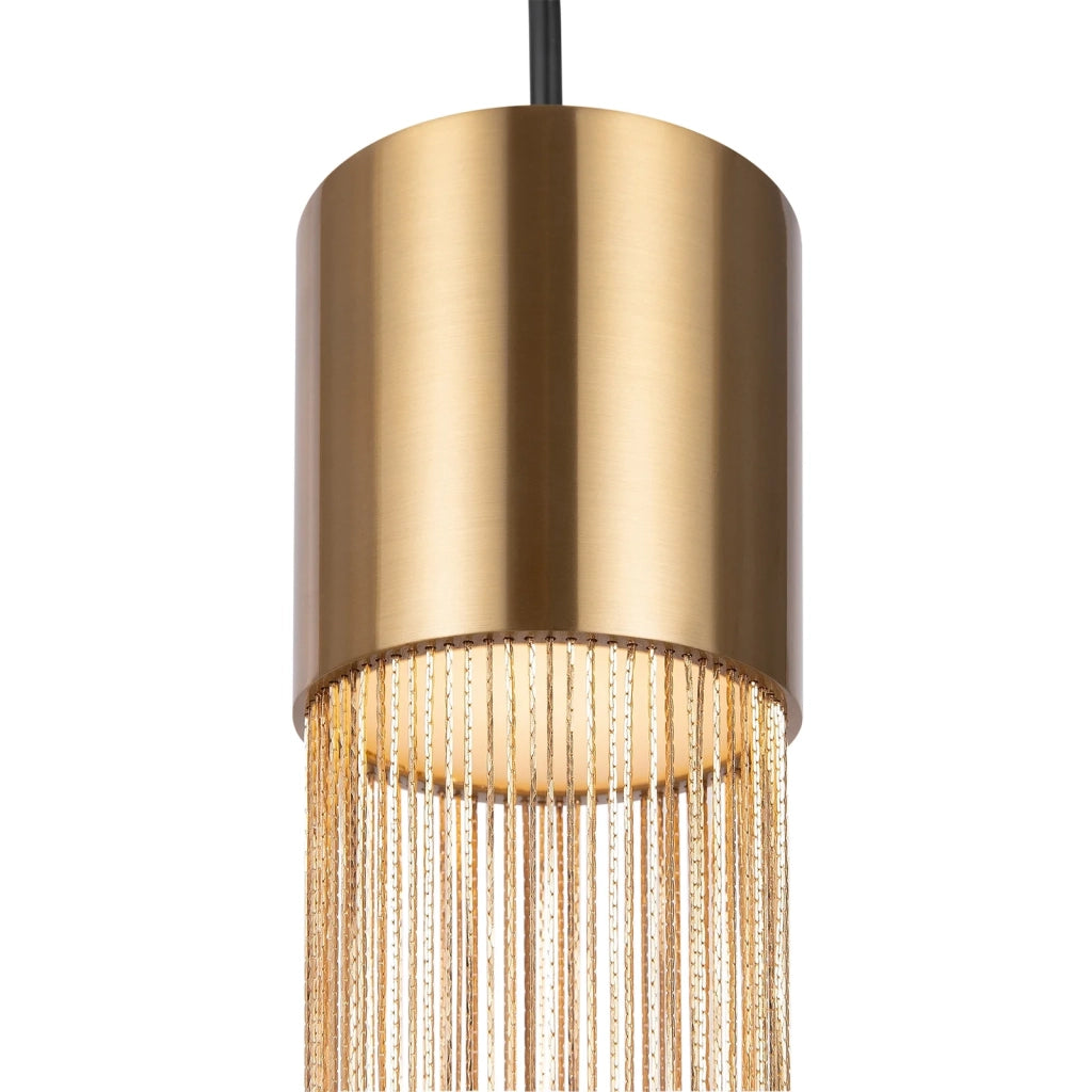 Maytoni Lampadario Moderno Imaginary 1 luce LED integrato oro metallo