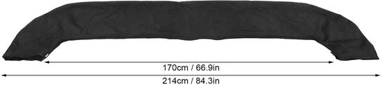 Ombrellone Bimini in Materiali Sostenibili - Pieghevole - Ombrellone Acquaparato - Resistente ai Raggi UV - Resistente ai Contatti - Design Compattabile - Copertura di Tela per Barche
