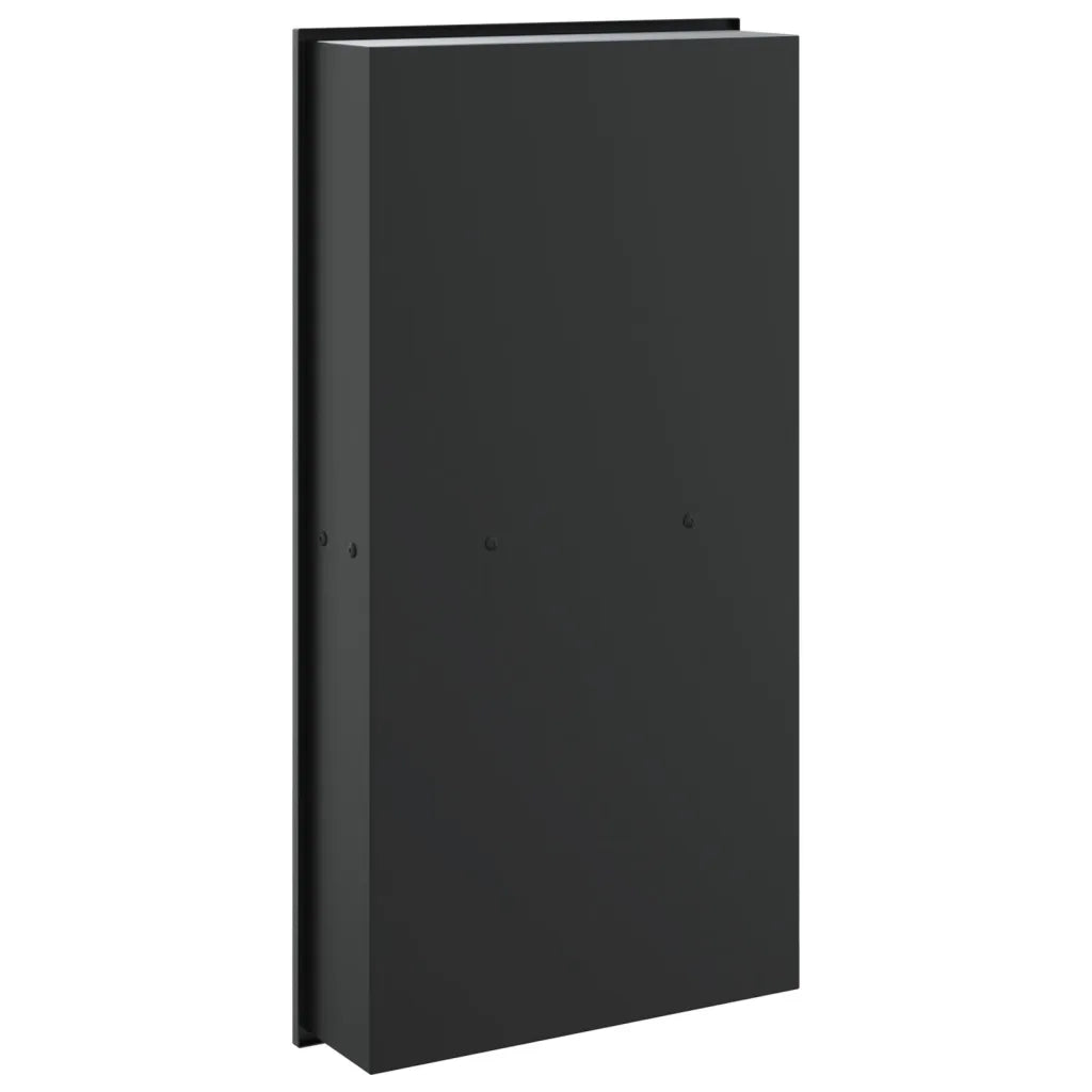 Nicchia per Doccia Nero Opaco 32x62x9cm in Acciaio Inox CFW7796087