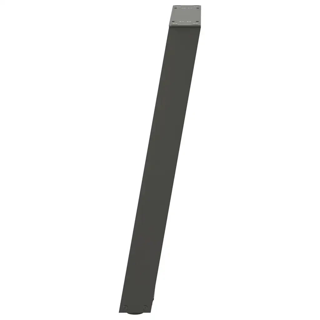 Gambe per tavolo consolle a forma di U 2 pz | Piede del tavolo Antracite 28x(72-73) cm Acciaio
