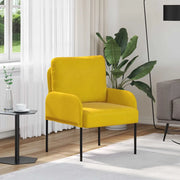 Divani con cuscino 55cm Giallo Legno compensato