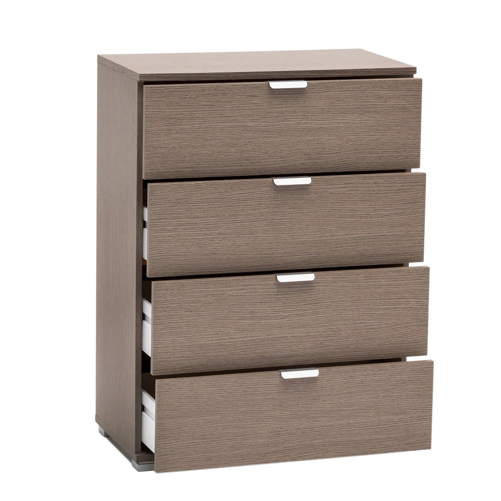 Cassettiera 4 cassetti in Legno Composito cm 60x38x85 - SCOTTIE