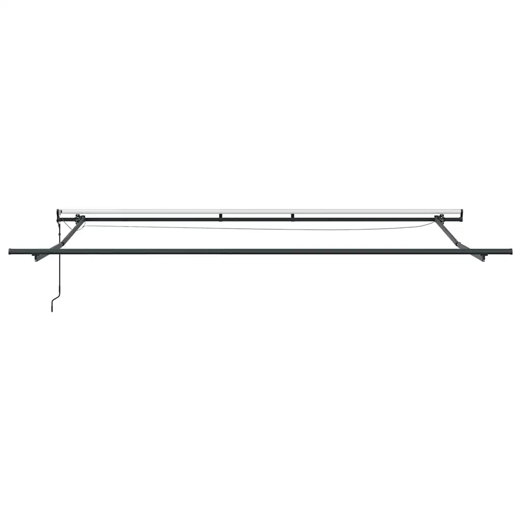 Tenda da Sole Retrattile Automatica con LED Bordò 400x300 cm 3310189