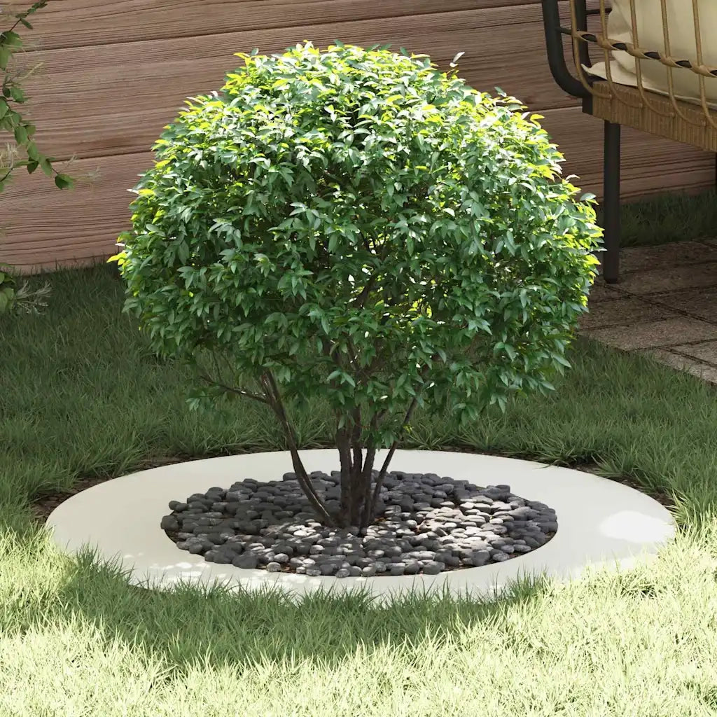 adatto per Anello d'Albero Piatto Bianco Ø50 / 80 cm Acciaio 873692
