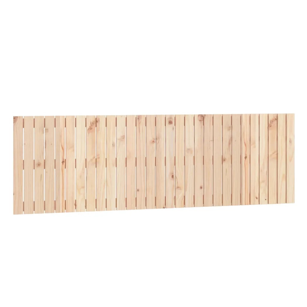 Testiera | Testata da Parete 185x3x60 cm in Legno Massello di Pino