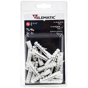 ELEMATIC BLISTER TASSELLO EB/GC6 GANCIO OTT 10 PZ*- ITW CONSTRUCTION PRODUCTS ITALY- 15,0 confezione