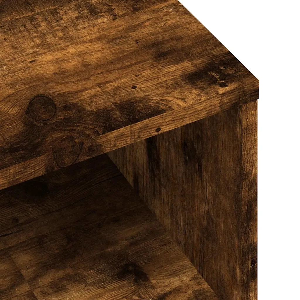Mobile Porta TV Rovere Fumo 120x34x37 cm Legno Multistrato 833548