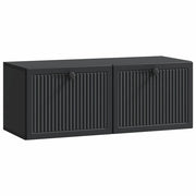 Mobile Porta TV da Muro Nero 78,5 x 31 x 30 cm 898036