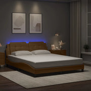 Giroletto con LED senza Materasso Zadar Cappuccino 160x200 cm 3214121
